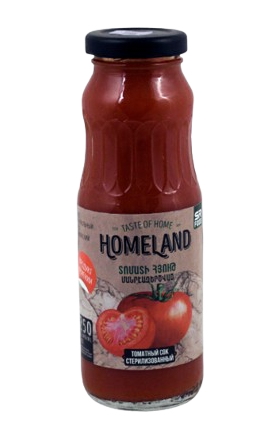 Հյութ «Հոմլենդ» 250մլ լոլիկ