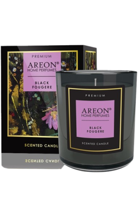 Свеча ароматическая "Areon", черный фужер