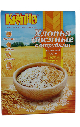 Փաթիլներ վարսակի «Крупно» 400գ