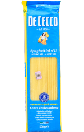 Spaghetti "De Cecco" №11 500g
