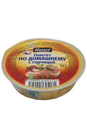 Паштет Hame по домашнему с горчицей 75г 