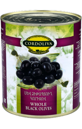 Black olives "Cordoliva" 3000g