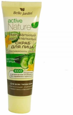 Facial scrub "Belle Jardin" cucumber 85g