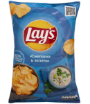 Չիպս «Lay's» 70գ Թթվասեր և Կանաչի
