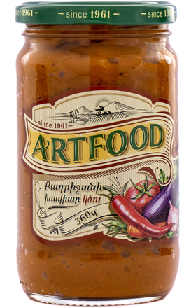 Hot eggplant caviar "Artfood" 360g 
