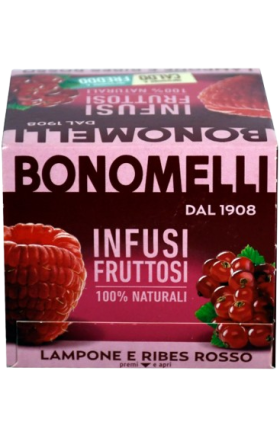 Tea "Bonomelli" raspberry, red currant 24g