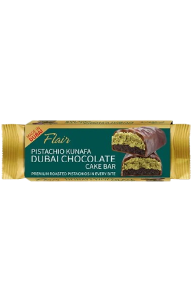Dubai Flair Chocolate with Pistachio and Kunafa 55g