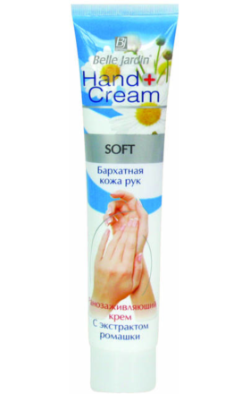 Hand cream "Belle Jardin" with chamomile extract Soft 125ml