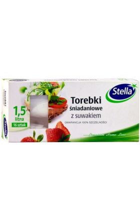 Food storage bags with chain "Stella" 16x1.5l