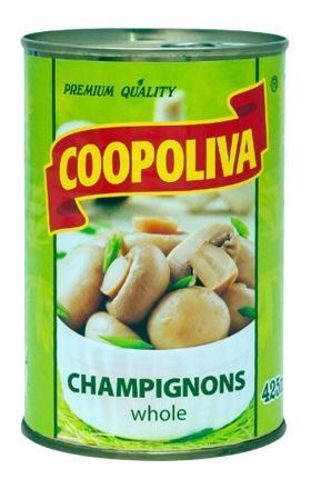 Շամպինյոն ամբողջական «Coopoliva» 400գ