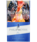 Cigarettes "Philip Morris" blue, super slim