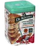 Խրթխրթան հացեր բրնձի՝ ծովի աղով «Dr. Körner» 100գ