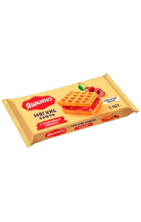 Вафли с вишневым джемом "Яшкино" 120г