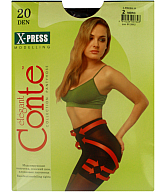 Զուգագուլպա «Conte Elegant X-press 20 Den N2» Սև