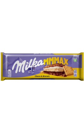 Շոկոլադե սալիկ, թխվածքաբլիթով «Milka» Choco & Biscuit 300գ 	