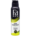 Антиперспирант-дезодорант "Fa Men Sport Energy Boost" 150мл