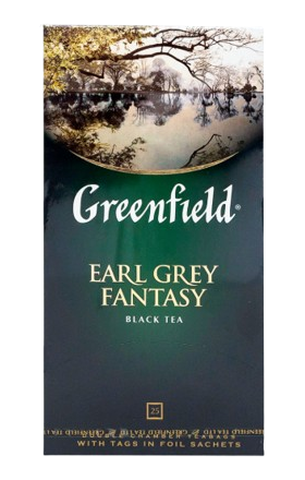 Black tea "Greenfield" Earl Grey Fantasy 25*2g