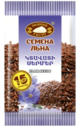 Семена льняные "Золотое тесто" 100г 