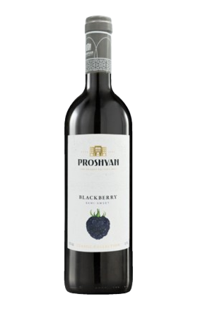 Вино Прошян ежевичное фруктовое п.с 0,75 л
