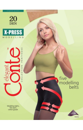 Колготки Conte X Press 20den Grafit 5