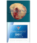 Cigarettes "Parliament" Sohonyc Silver Blue