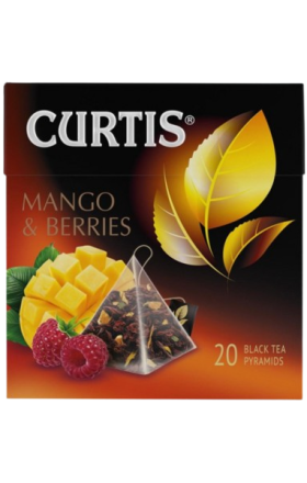 Թեյ սև «Curtis» մանգո, հատապտուղներ 20հատ