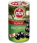 Ձիթապտուղ «ITLV» սև առանց կորիզ կլասիկ 314մլ