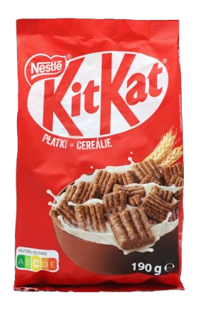 Хлопья шок. "Nestle" Kit kat п/у 190 г