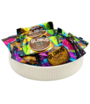 Cookie Globus "Grand Candy" with chocolate and vanilla filling