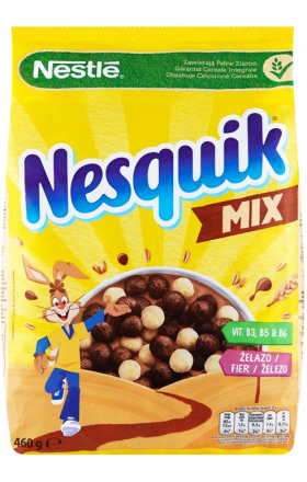 Ready breakfast "Nestle Nesquik Mix" 460g  	