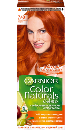 Մազի ներկ «Garnier Color Naturals»  № 7.40