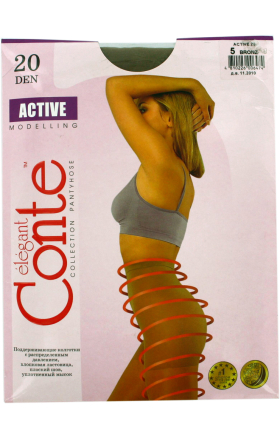 Զուգագուլպա «Conte Elegant Active 20 Den N5» Բրոնզագույն