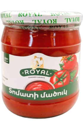 Tomato paste "Royal" 520g