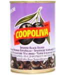 Ձիթապտուղ սև՝ կտրատած «Coopoliva» 385գ