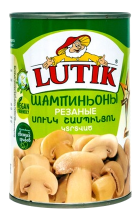 Շամպինյոն կտրատած «Lutik» 400գ