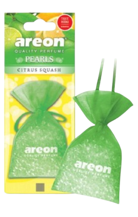 Ароматизатор для машин "Areon" Pearls Citrus Squash