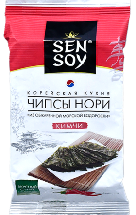 Чипсы нори "Sen Soy" кимчи 4.5г

