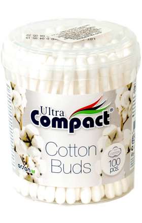 Ватные палочки Compact Ultra  100шт 0204