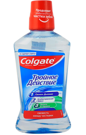 Բերանի խոռոչի ողողիչ «Քոլգեյթ» եռակի գործողություն 500մլ
