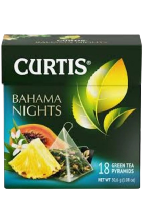 Green tea "Curtis" Bahama Nights 20 pieces