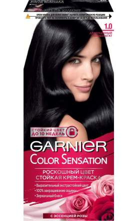 Hair dye "Garnier Color Sensation" №1.0