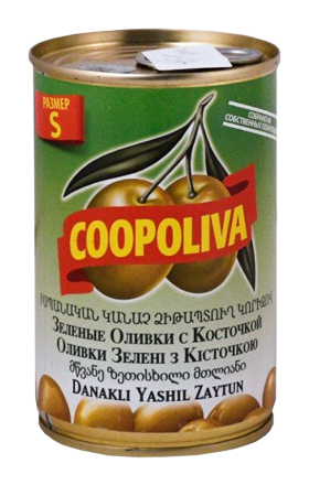 Оливки зел "Coopoliva" 300г