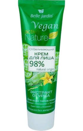 Oтбеливающий крем для лица “Vegan Active Nature”, 85 мл