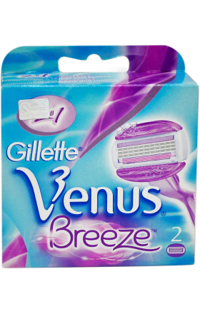 Кассеты для бритвенного станка "Gillette Venus Breeze"  