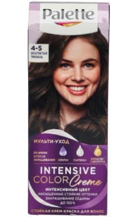 Hair dye "Palette" G3 golden truffle