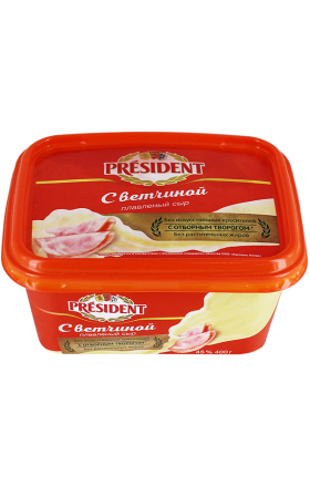 Processed cheese "President Ham" 400g