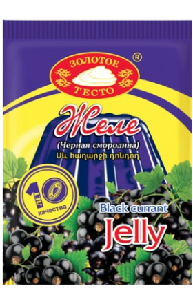 Jelly "Zolotoe testo" 50g Black currant 