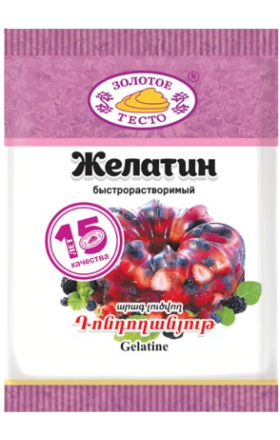 Желатин "Золотое Тесто" 10г 