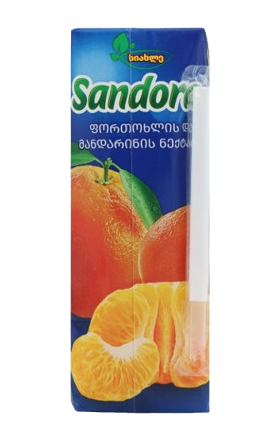 Նեկտար «Sandora»  նարինջ մանդարին 0,25լ
