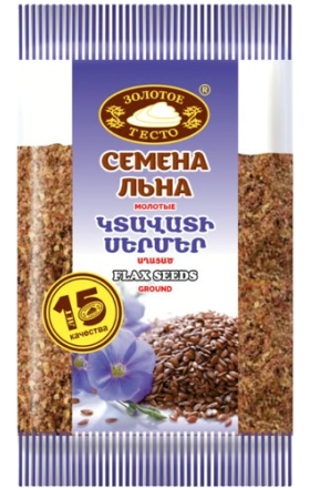 Կտավատի սերմեր «Золотое тесто» 100գ 